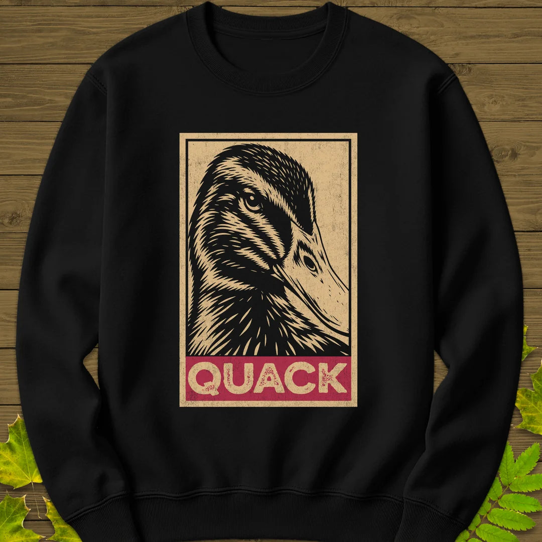 Quack Sweatshirt in Black