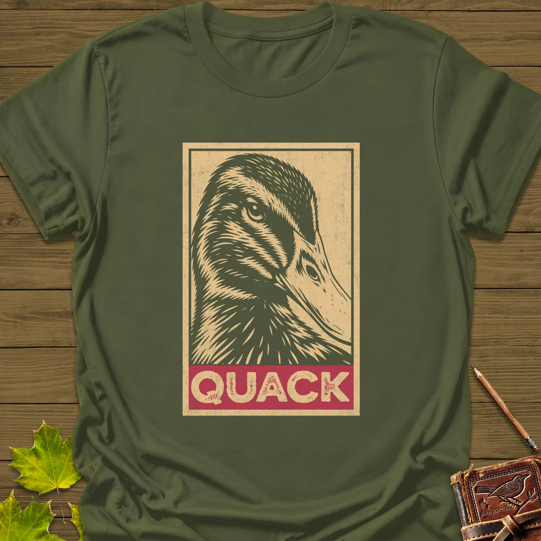 Quack T-Shirt in Military Green