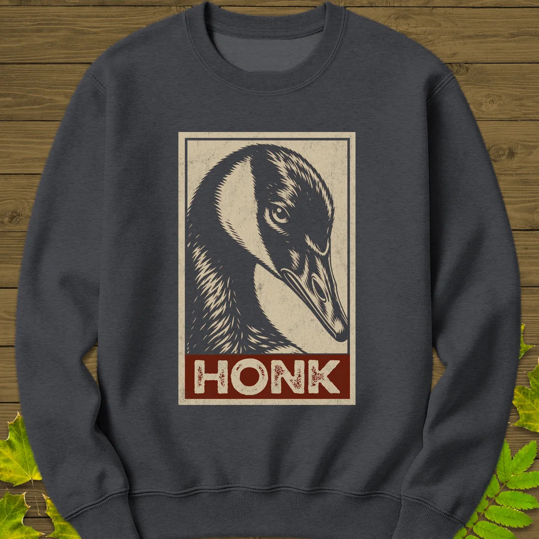 Honk Sweatshirt in Dark Heather