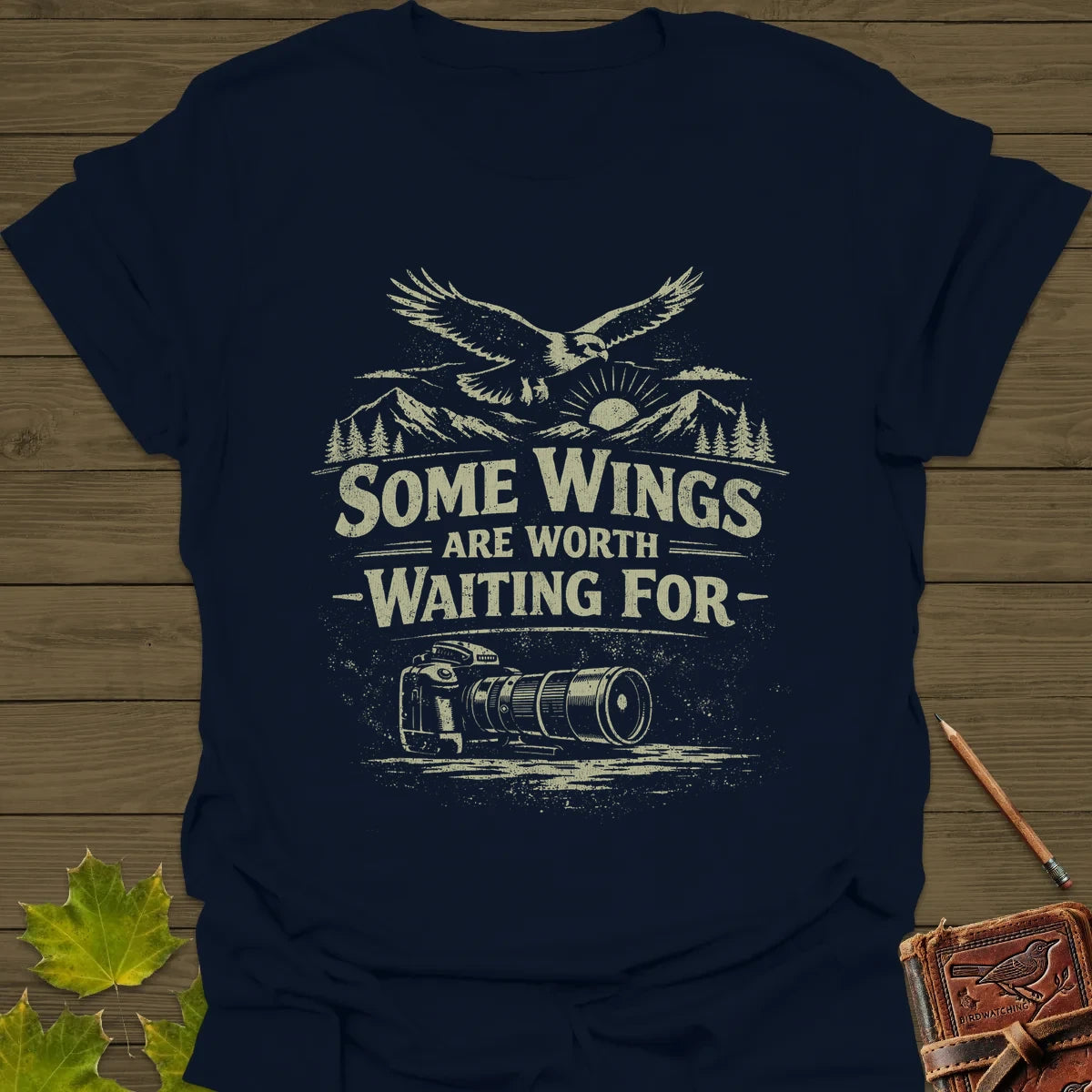 Some Wings T-Shirt Navy