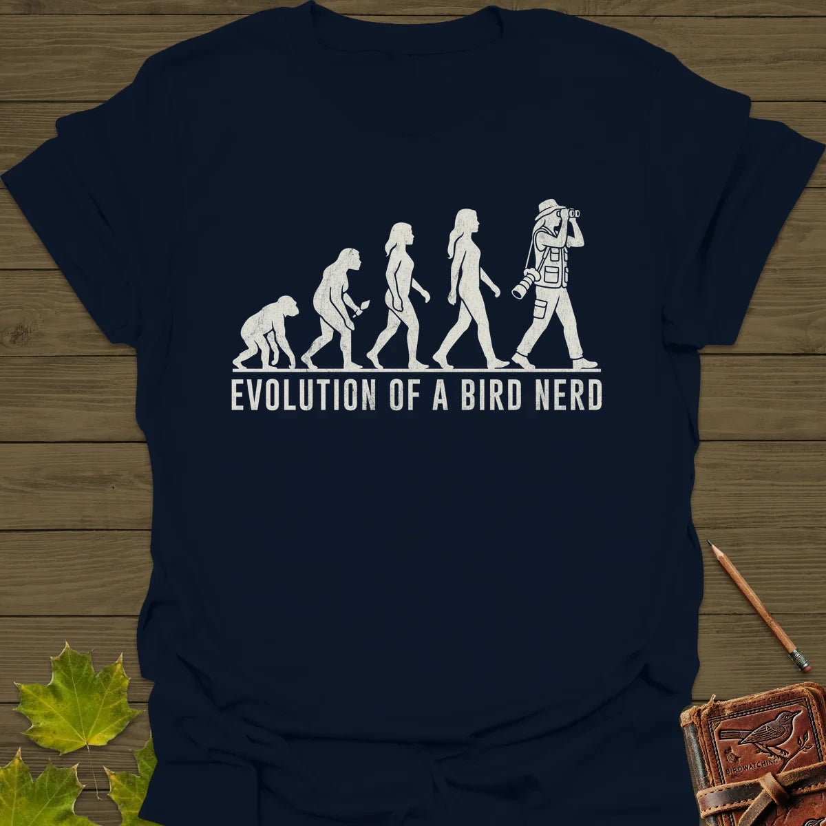 Evolution (Female) T-Shirt Navy
