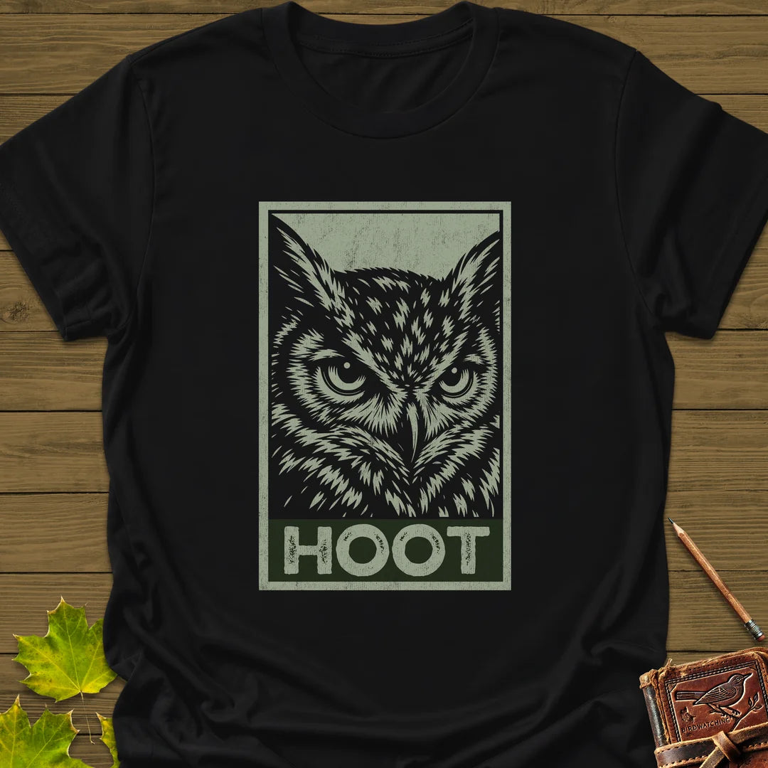 Hoot T-Shirt in Black