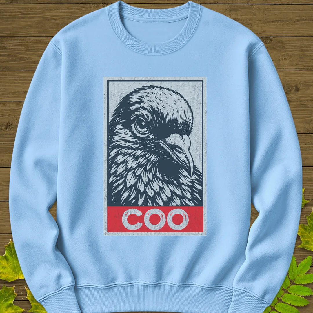 Coo Sweatshirt in Light Blue