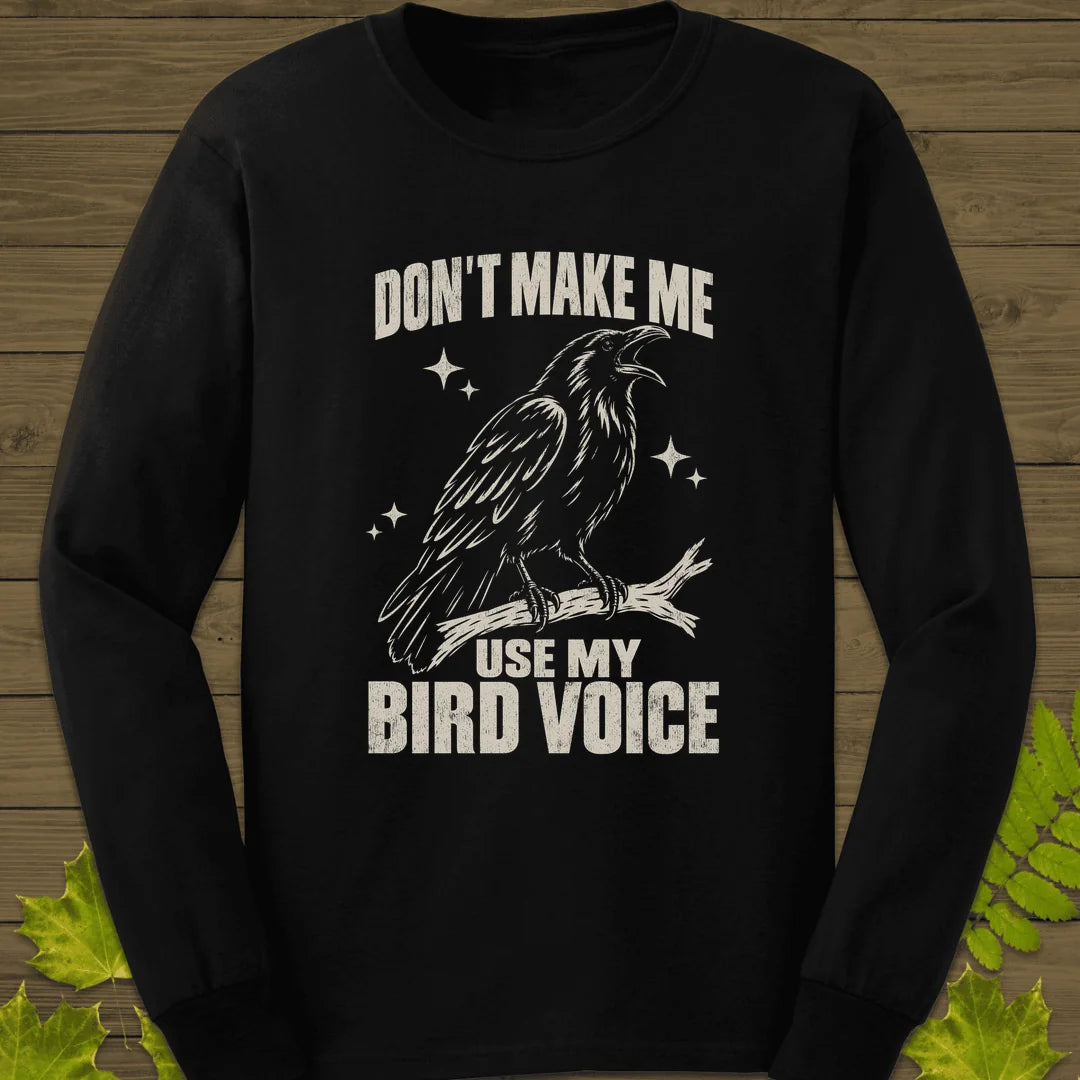 Bird Voice Long Sleeve in Black