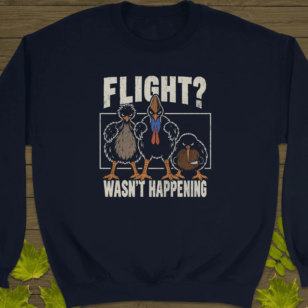 Flight Wasn't Happening Sweatshirt in Navy