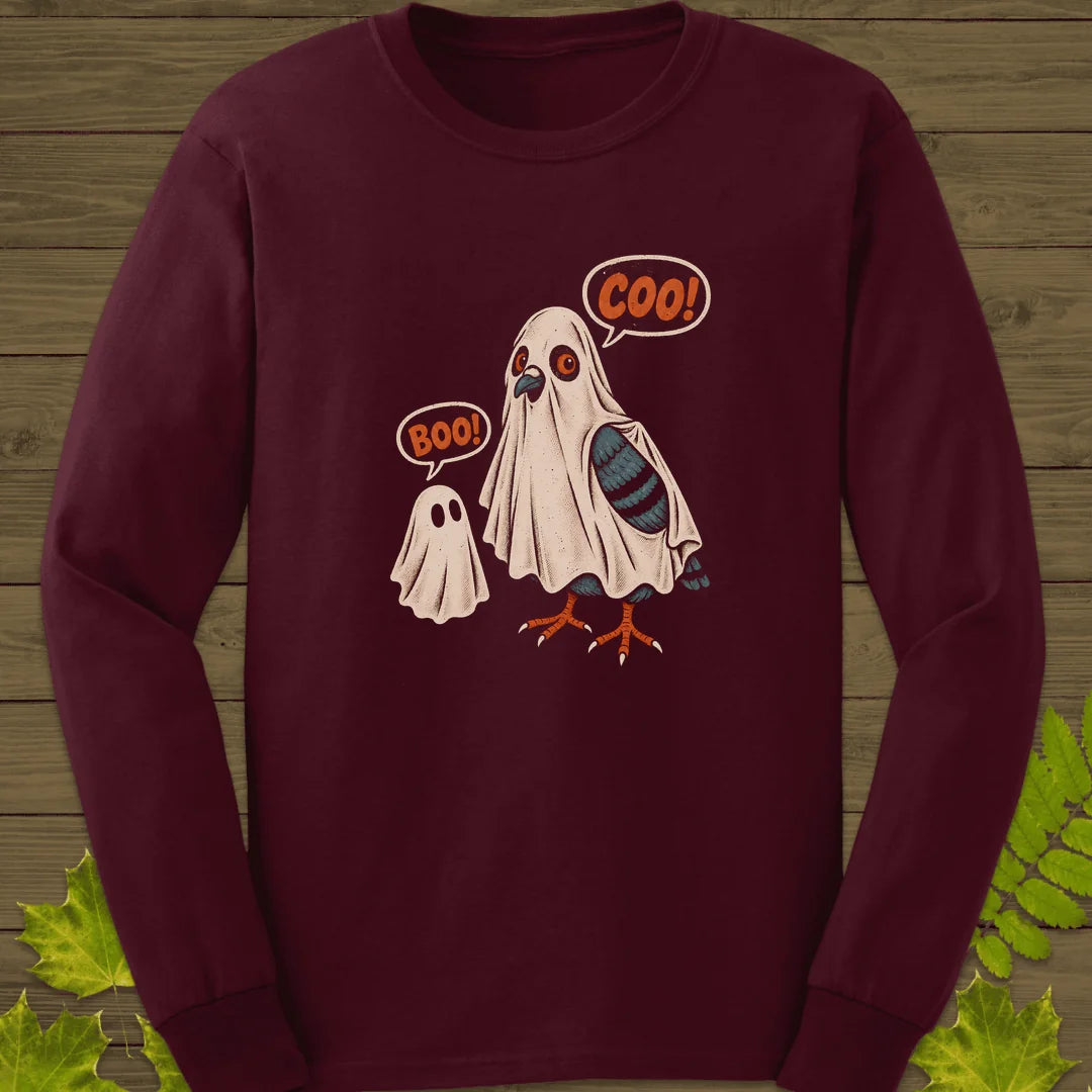 Boo And Coo Long Sleeve in Maroon