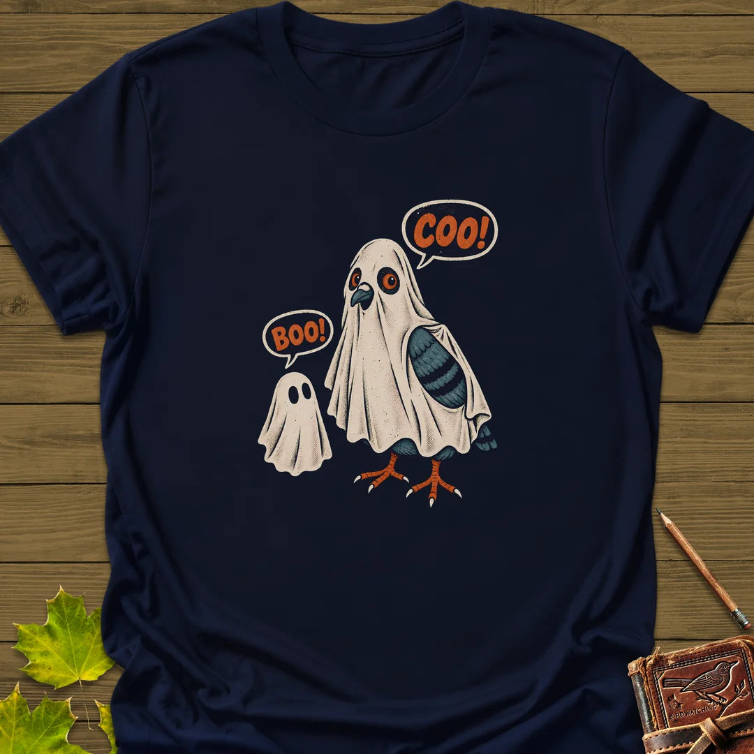 Boo And Coo T-Shirt in Navy