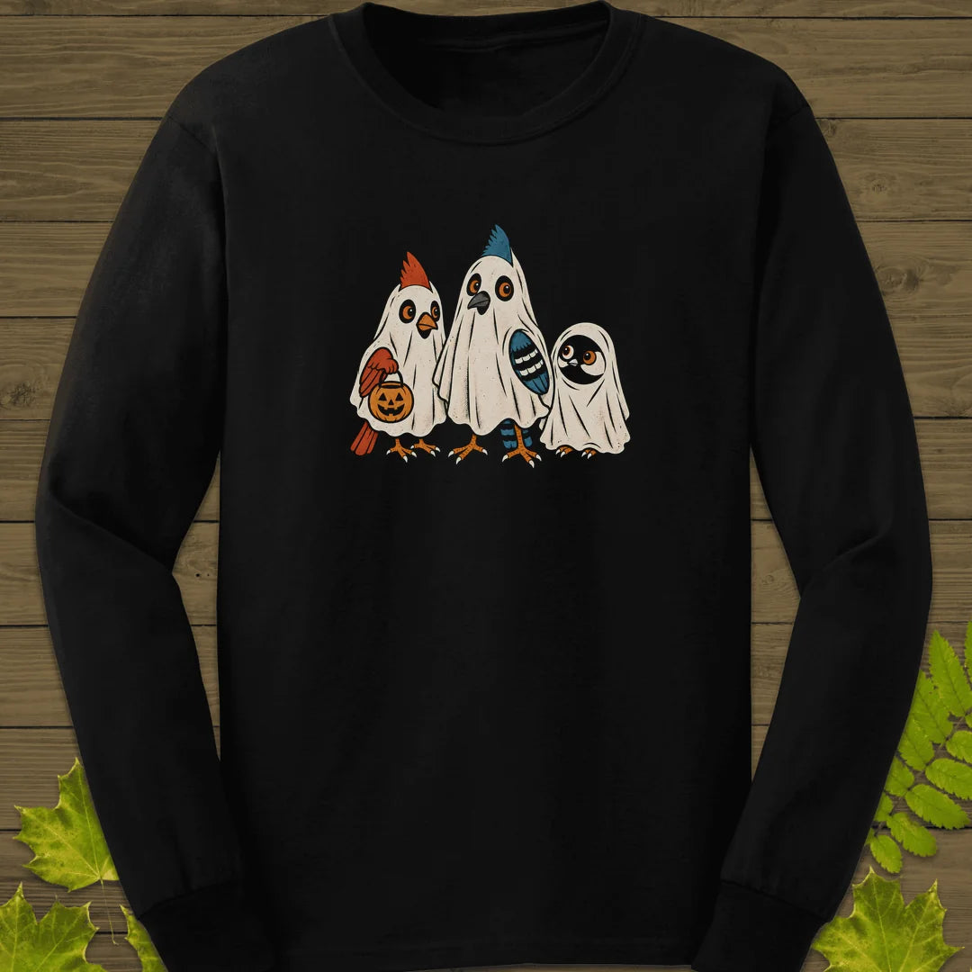 Ghost Flock Long Sleeve in Black