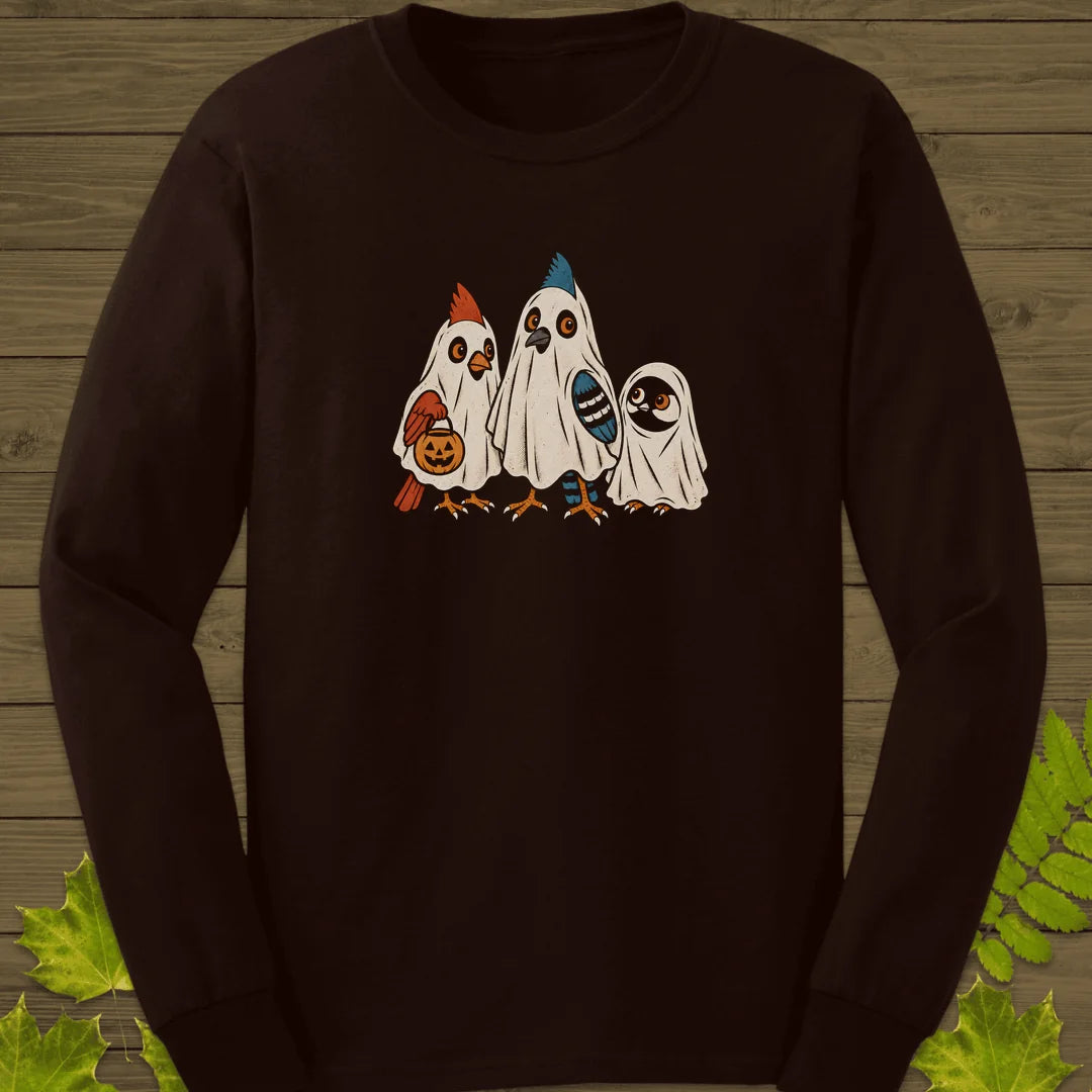 Ghost Flock Long Sleeve in Dark Chocolate