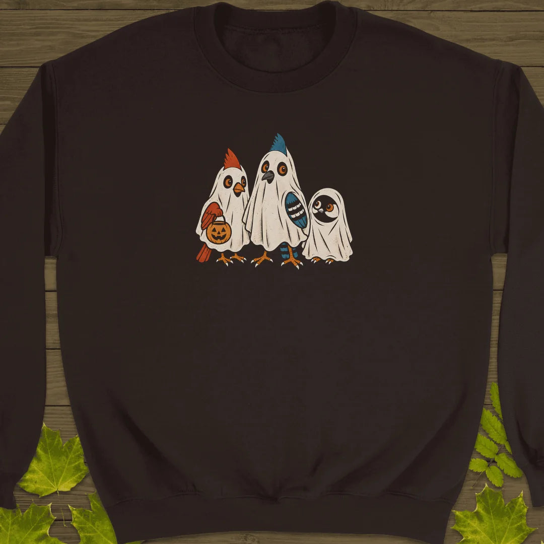 Ghost Flock Sweatshirt in Dark Chocolate