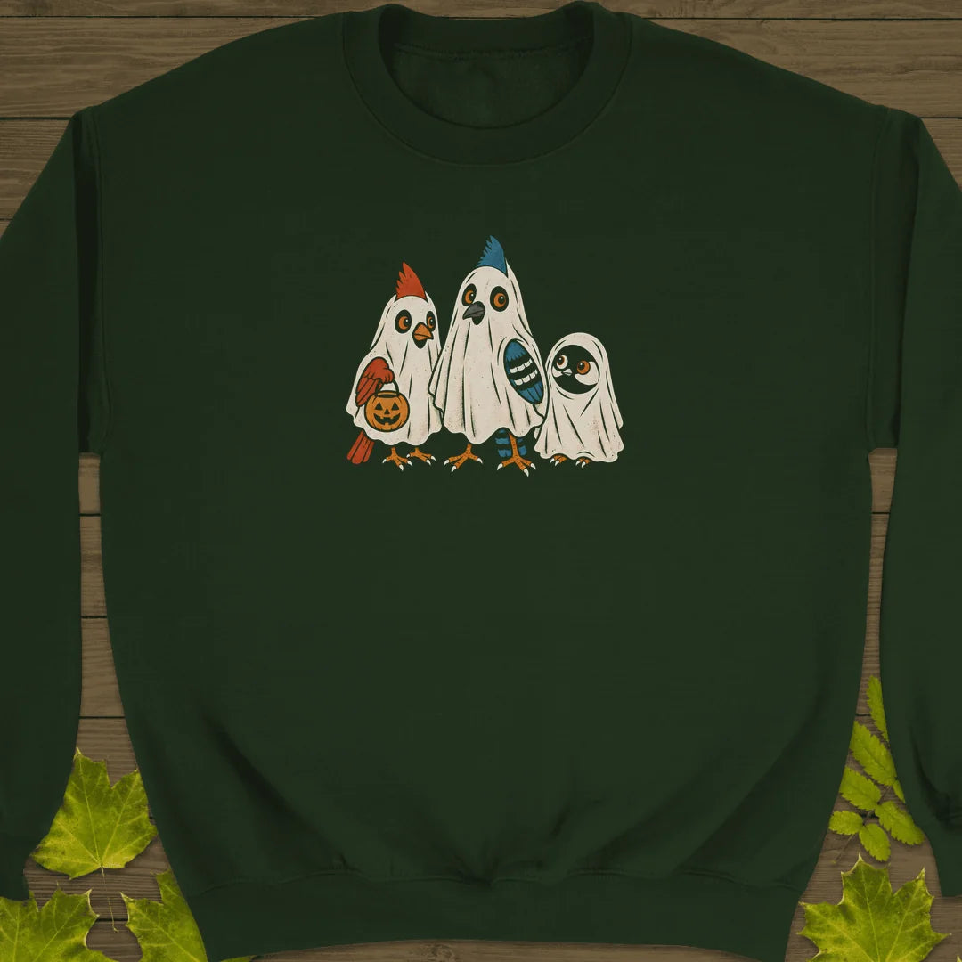 Ghost Flock Sweatshirt in Forest Green
