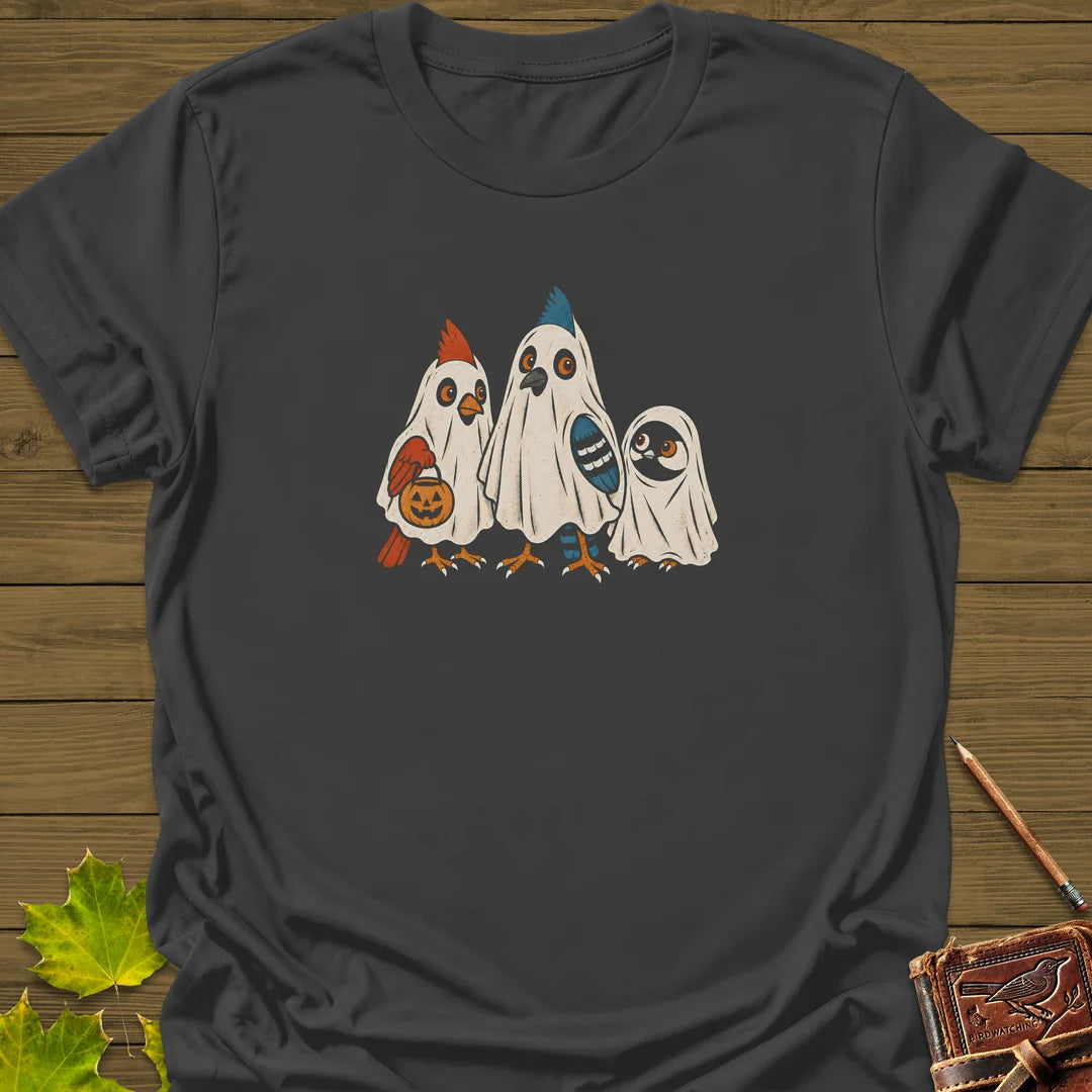Ghost Flock T-Shirt in Charcoal