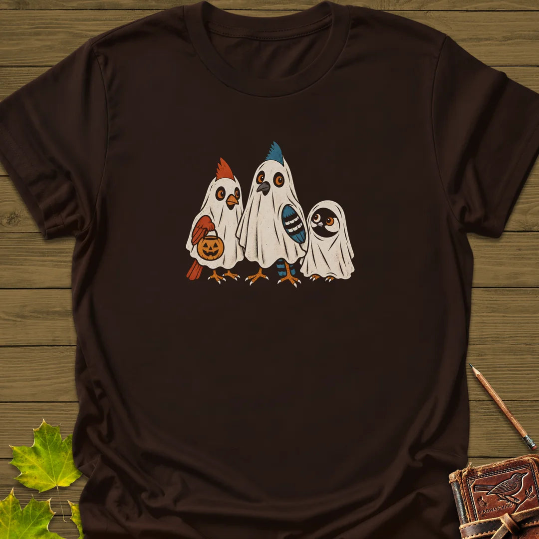 Ghost Flock T-Shirt in Dark Chocolate