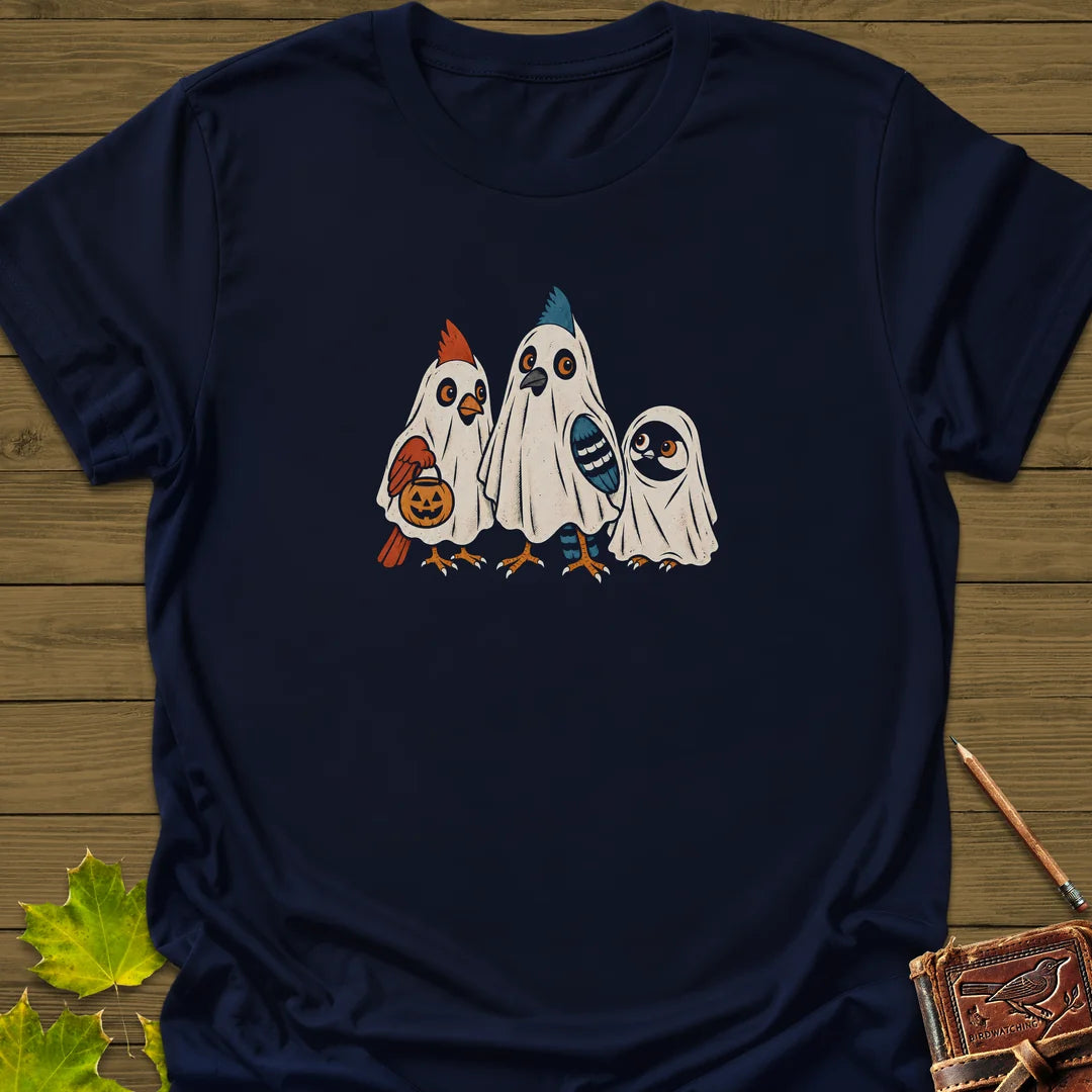 Ghost Flock T-Shirt in Navy