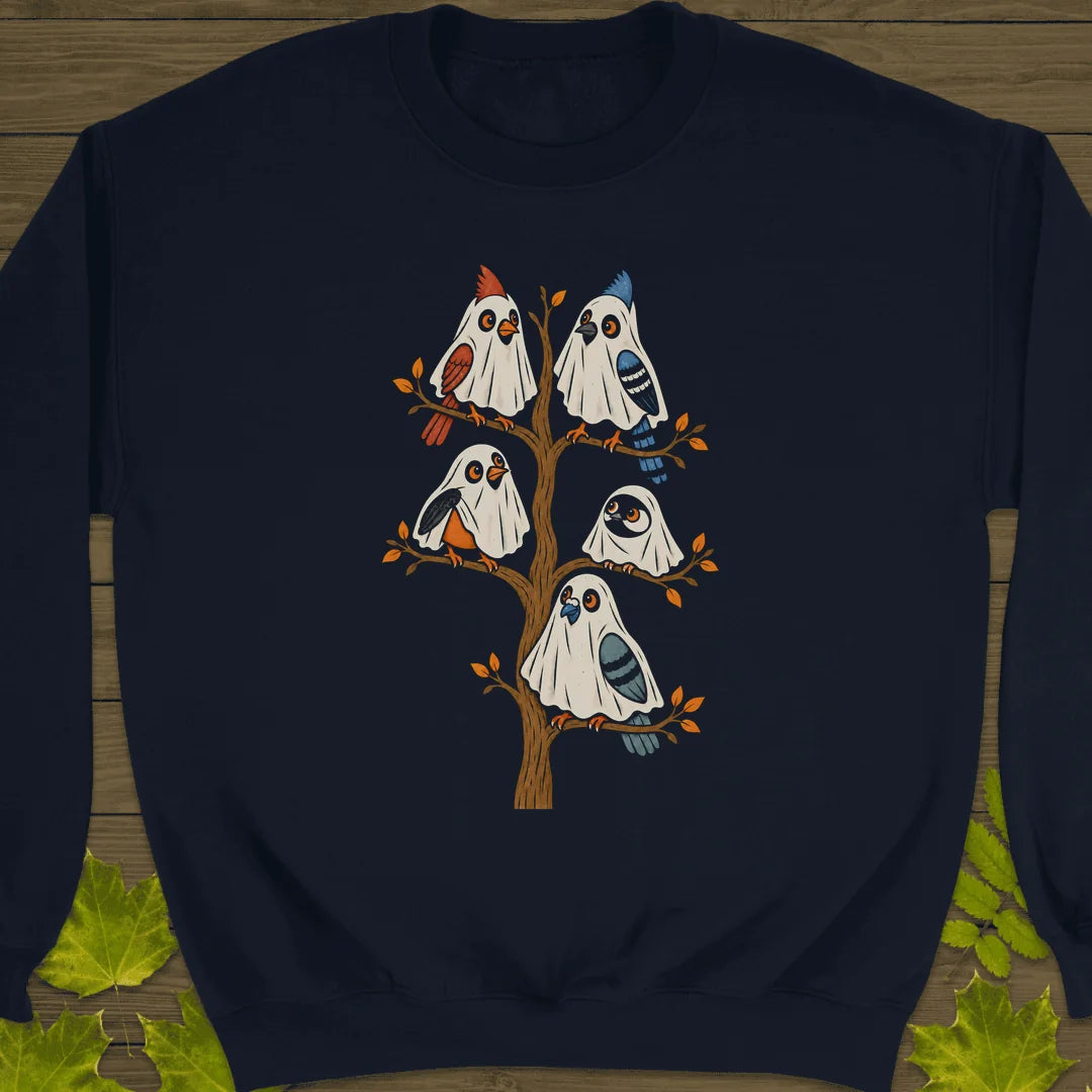 Ghost Bird Family Sweatshirt in Navy