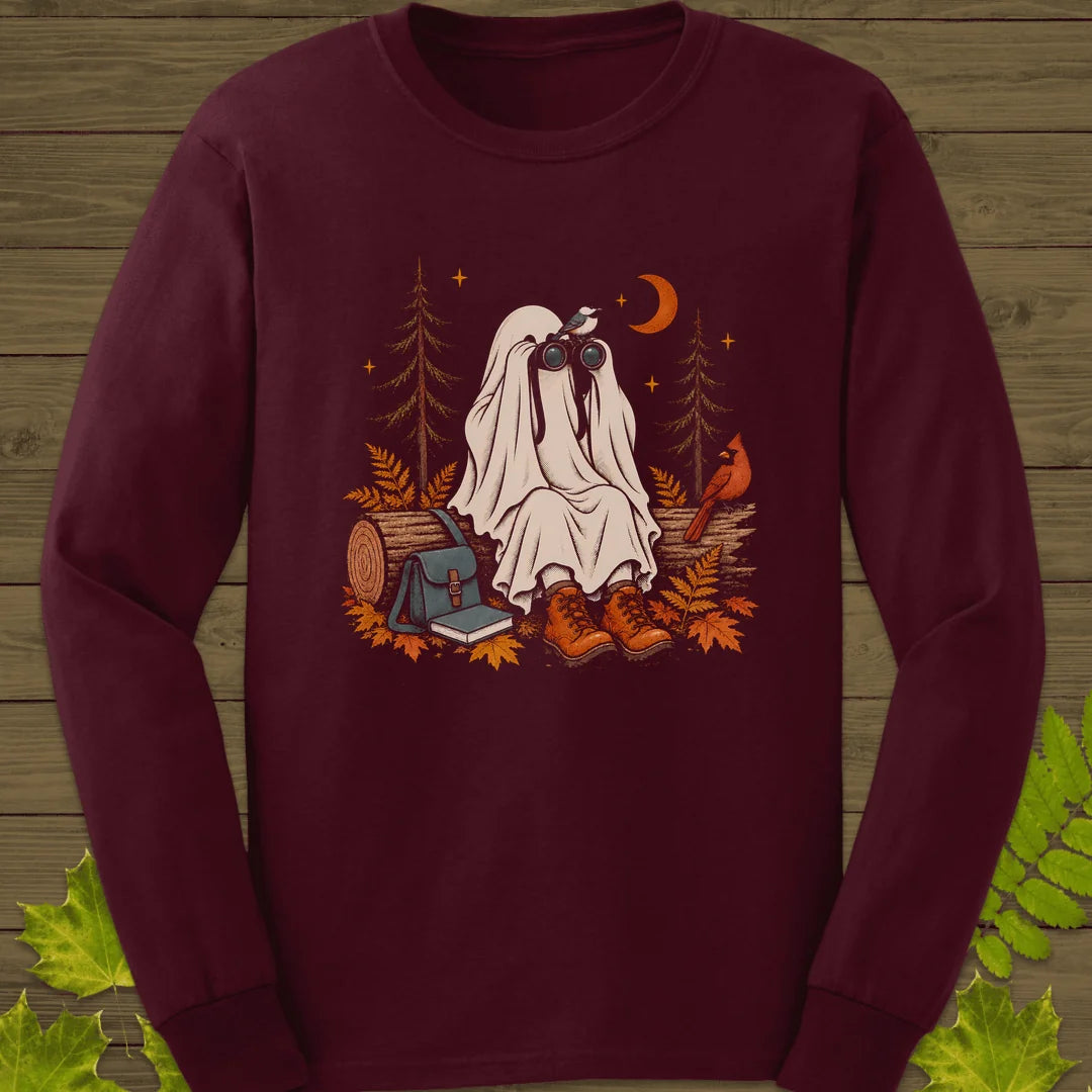 Ghost Birder Watch Long Sleeve in Maroon