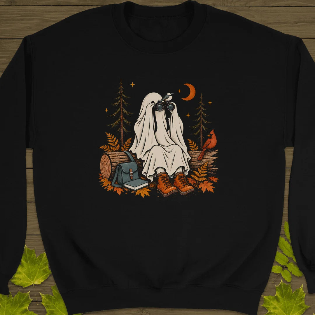 Ghost Birder Watch Sweatshirt in Black