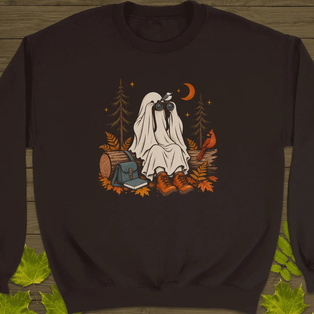 Ghost Birder Watch Sweatshirt in Dark Chocolate