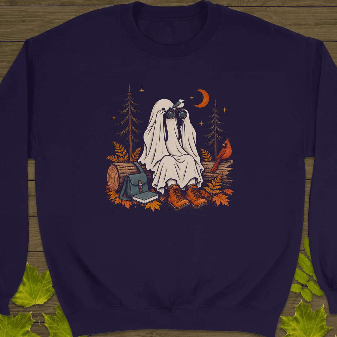 Ghost Birder Watch Sweatshirt in Purple