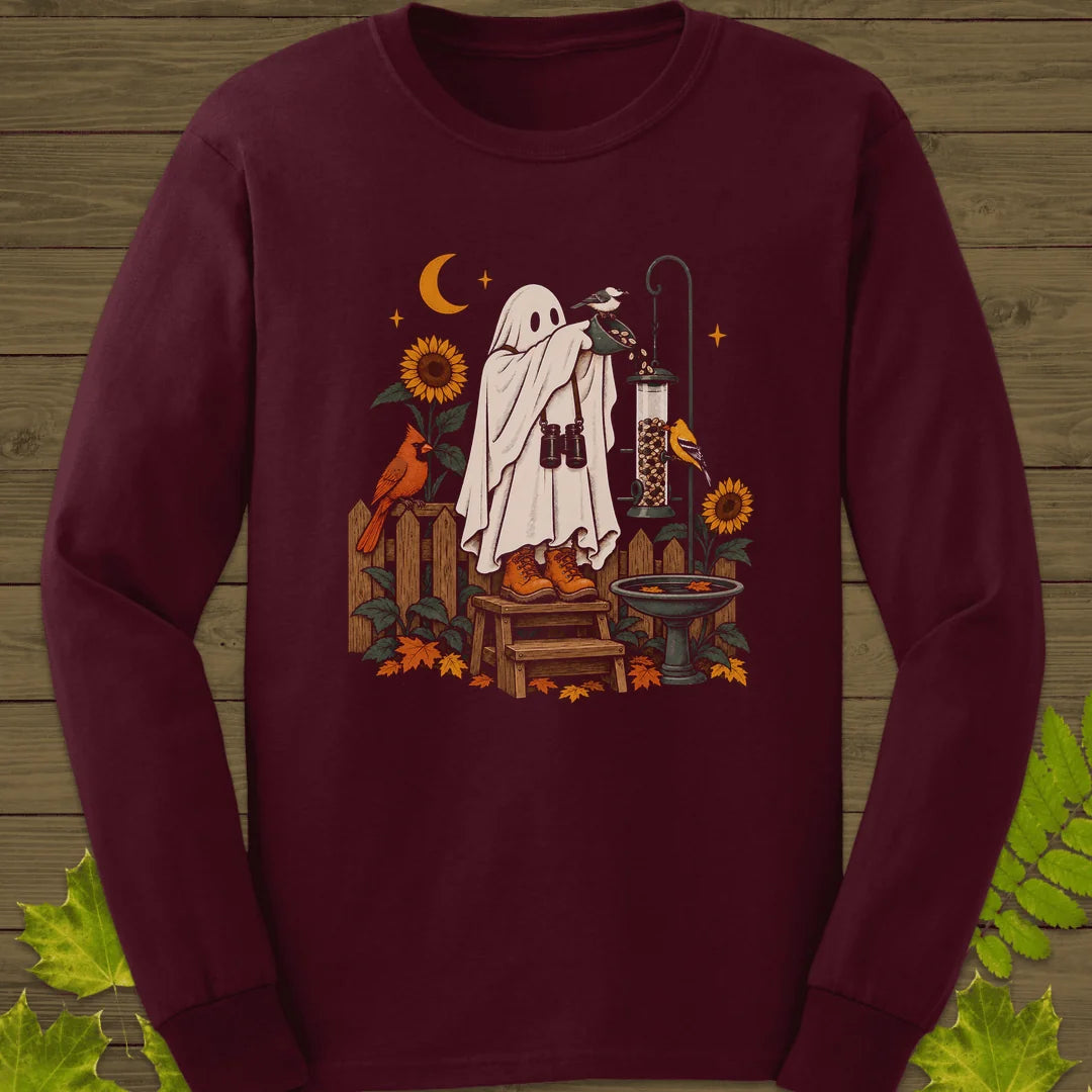Ghost Feeder Rounds Long Sleeve in Maroon