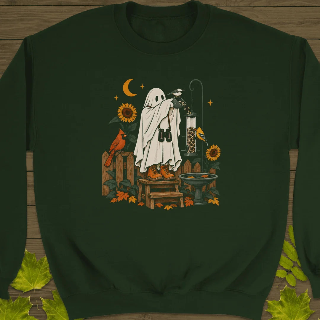 Ghost Feeder Rounds Sweatshirt in Forest Green