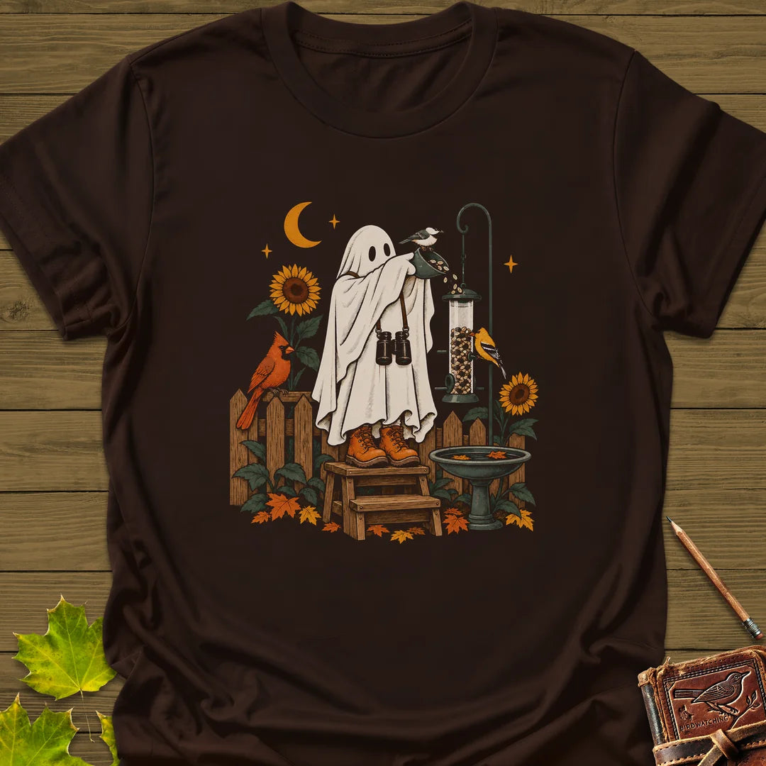 Ghost Feeder Rounds T-Shirt in Dark Chocolate