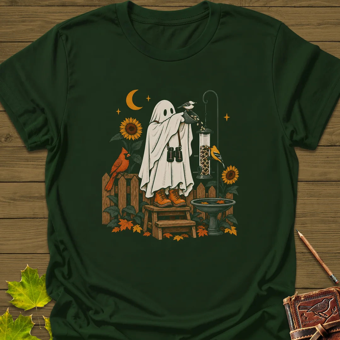 Ghost Feeder Rounds T-Shirt in Forest Green