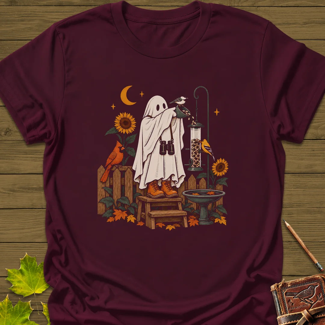 Ghost Feeder Rounds T-Shirt in Maroon