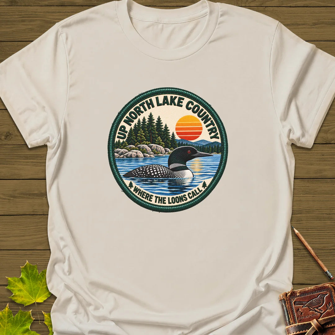 Where The Loons Call T-Shirt in Natural