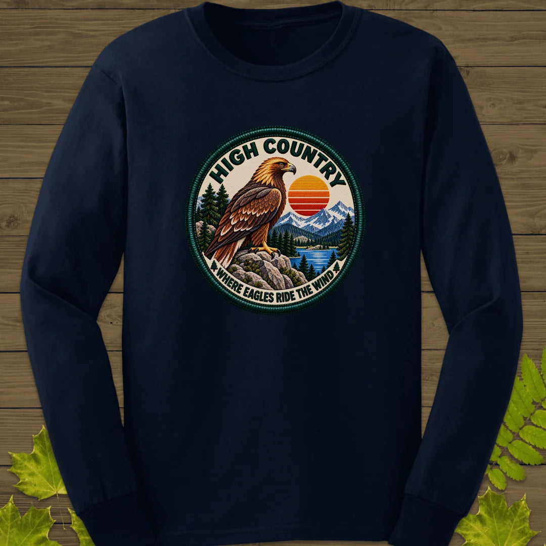 High Country Eagle Long Sleeve in Navy