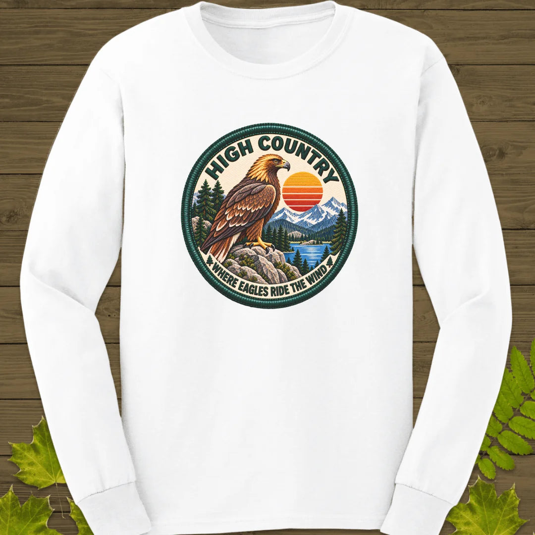 High Country Eagle Long Sleeve in White