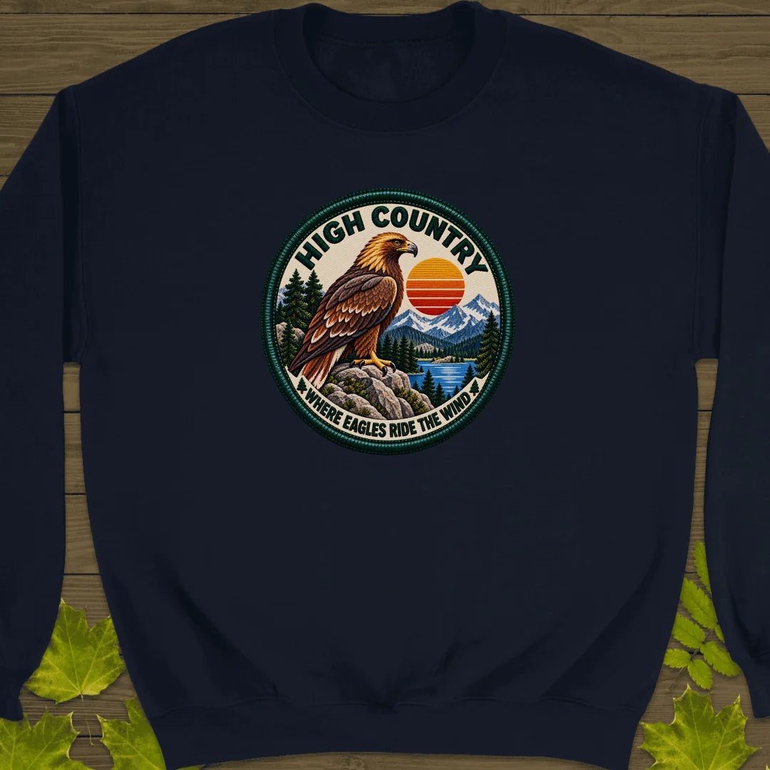 High Country Eagle Sweatshirt in Navy