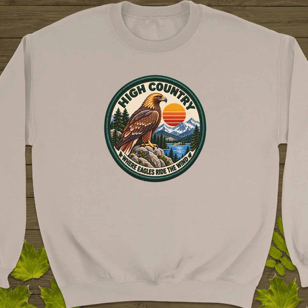 High Country Eagle Sweatshirt in Sand