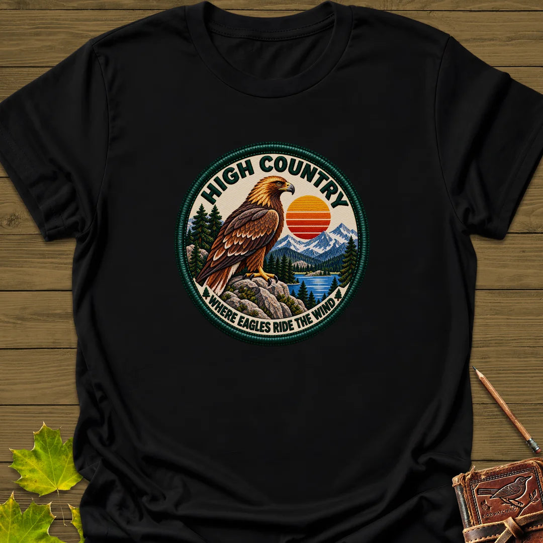 High Country Eagle T-Shirt in Black