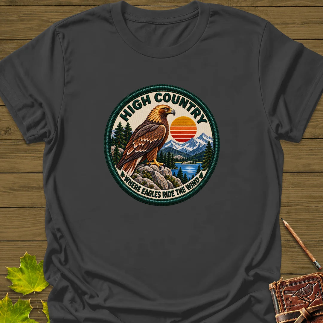 High Country Eagle T-Shirt in Charcoal
