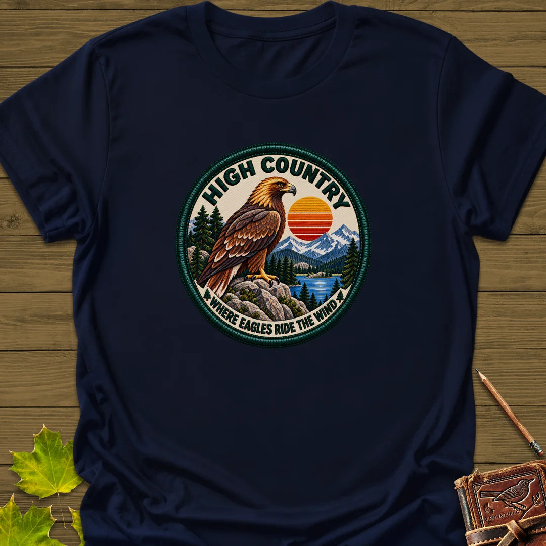 High Country Eagle T-Shirt in Navy