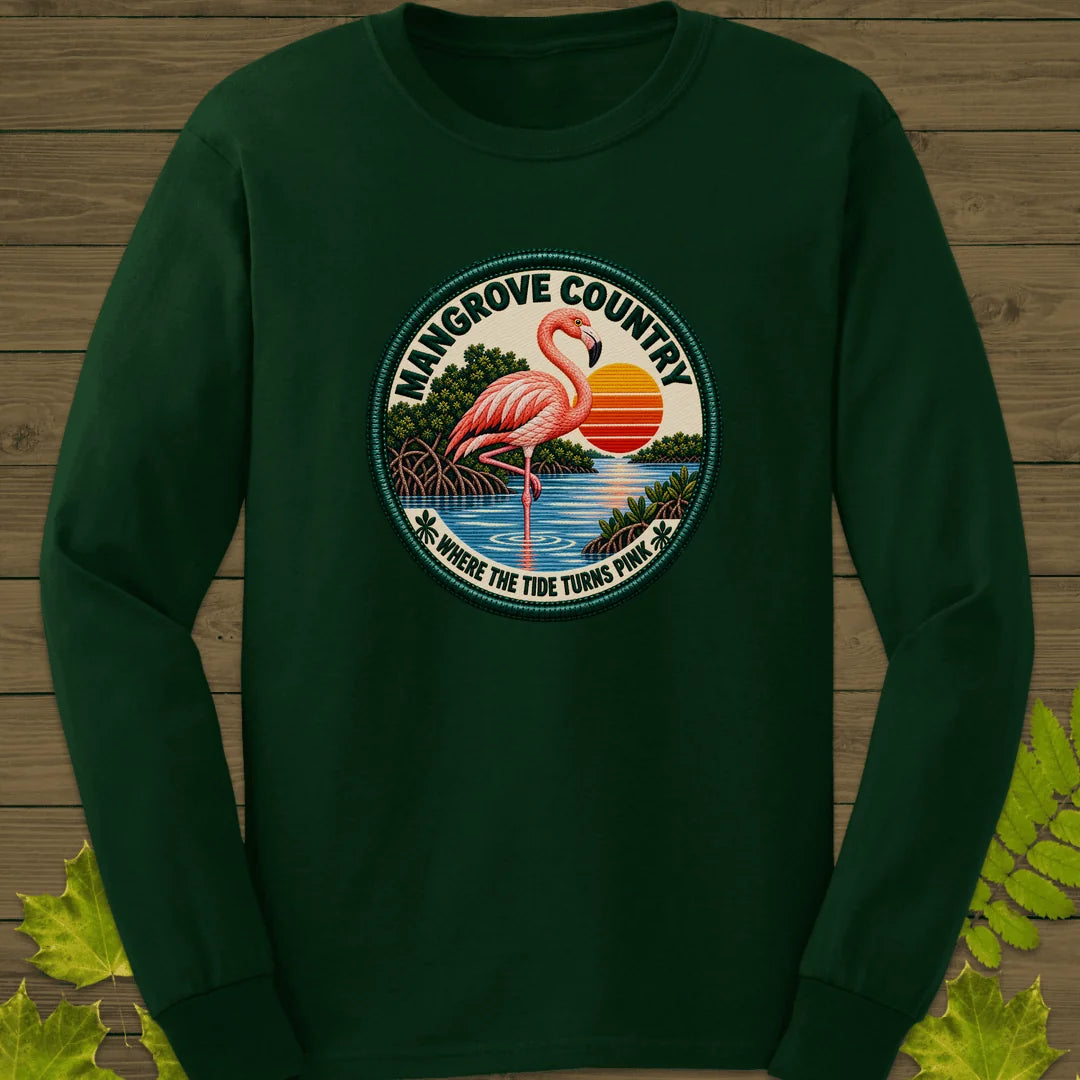 Mangrove Country Long Sleeve in Forest Green