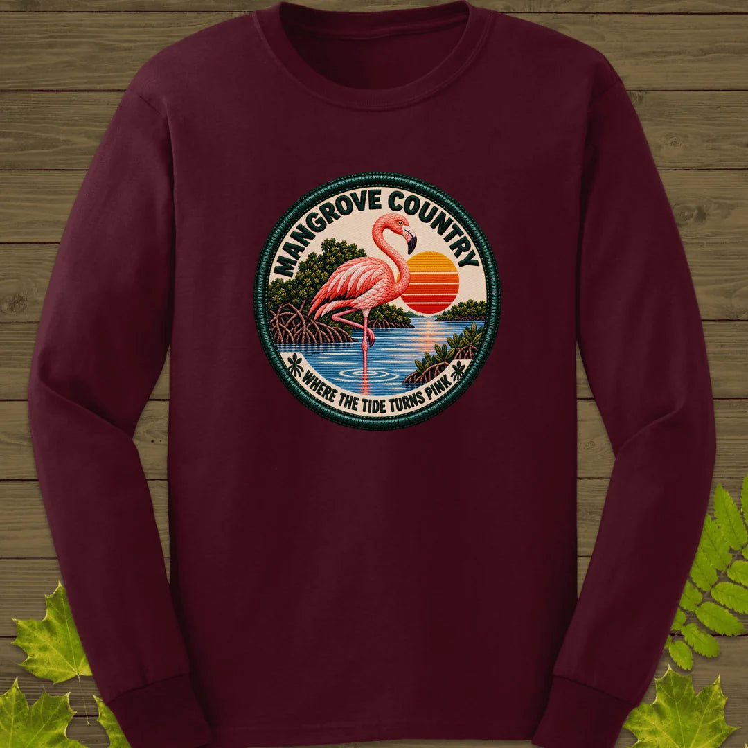 Mangrove Country Long Sleeve in Maroon