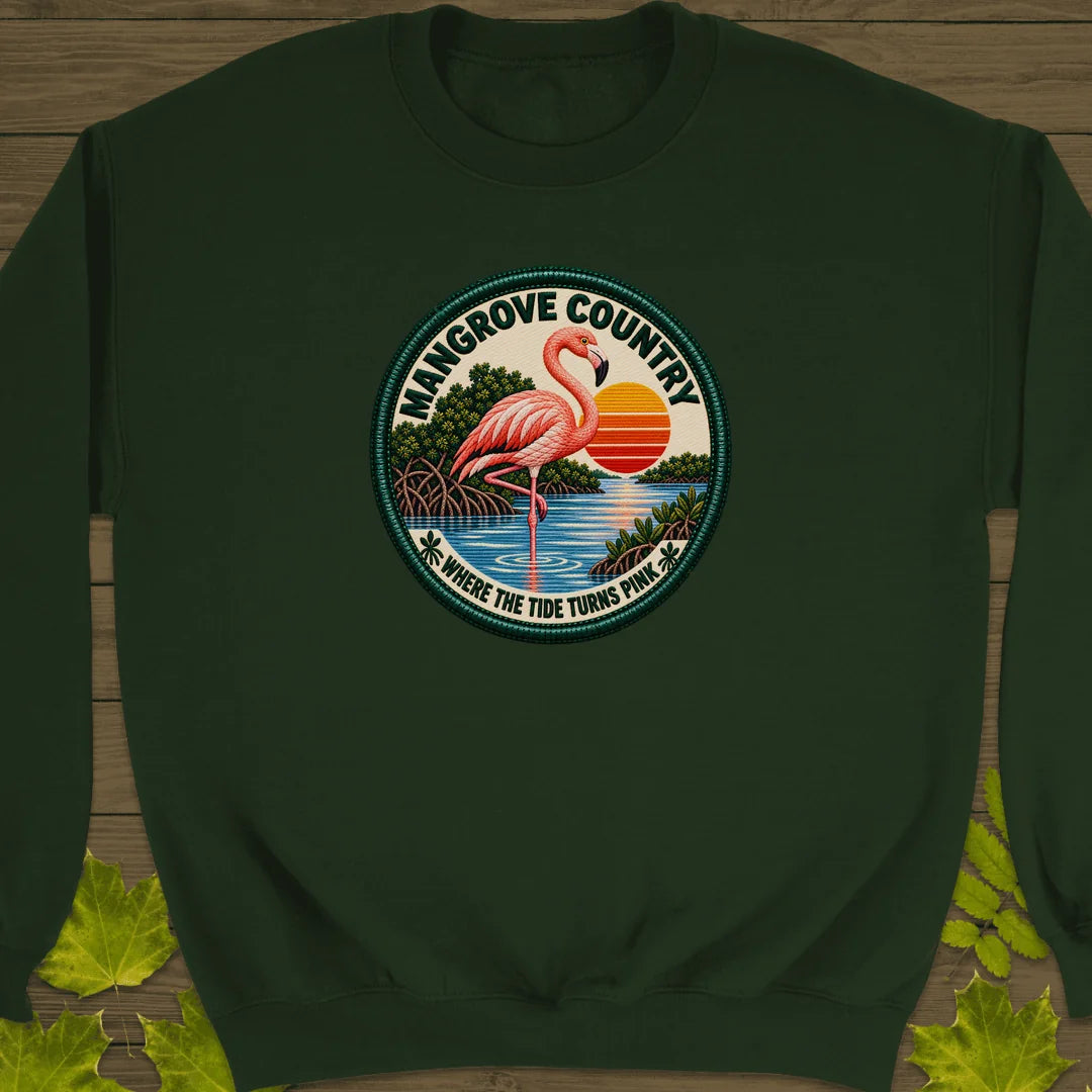 Mangrove Country Sweatshirt in Forest Green