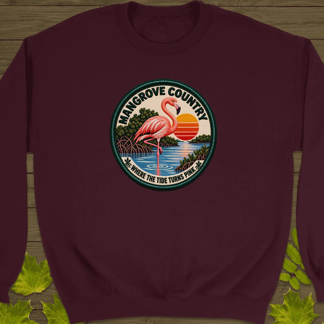 Mangrove Country Sweatshirt in Maroon