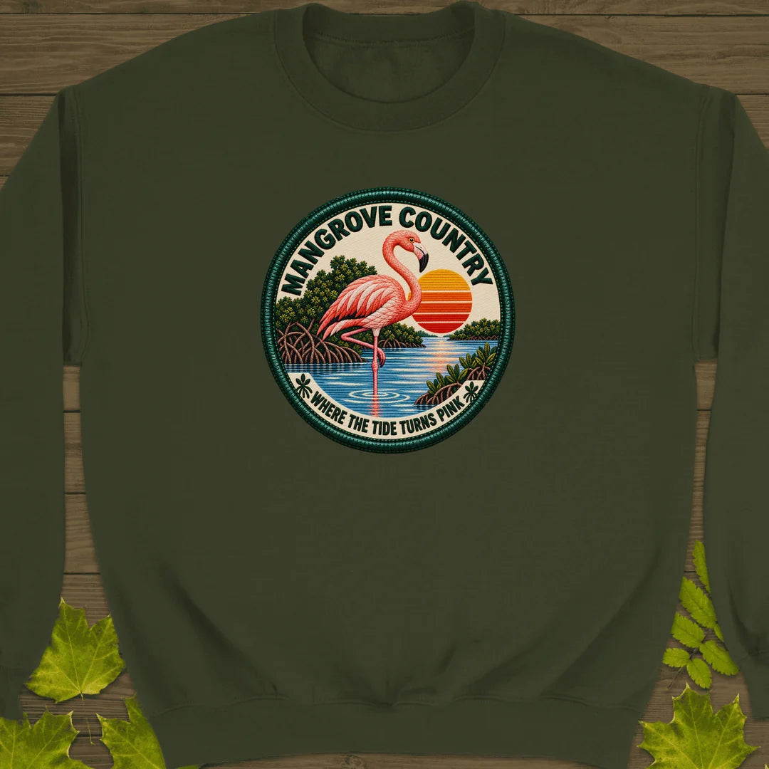 Mangrove Country Sweatshirt in Military Green
