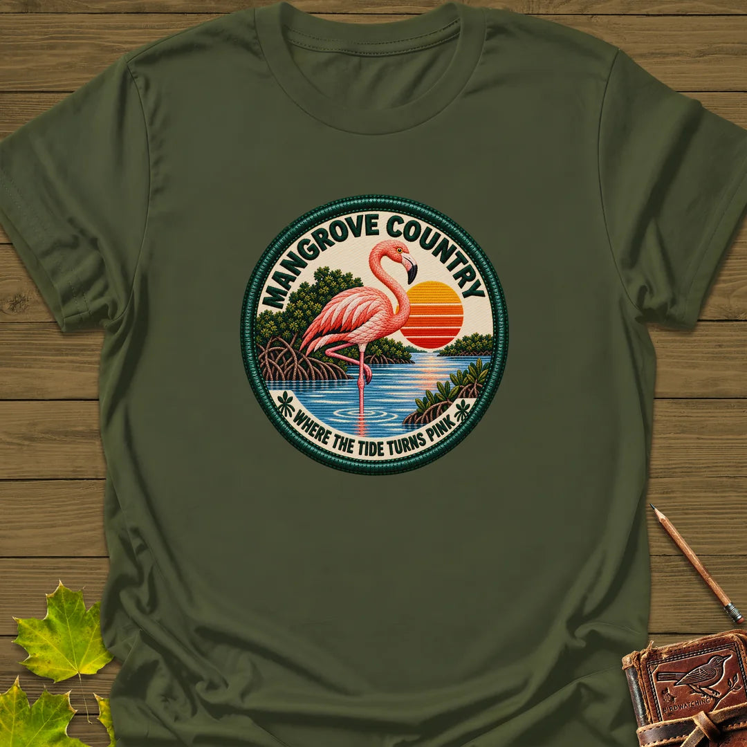 Mangrove Country T-Shirt in Military Green
