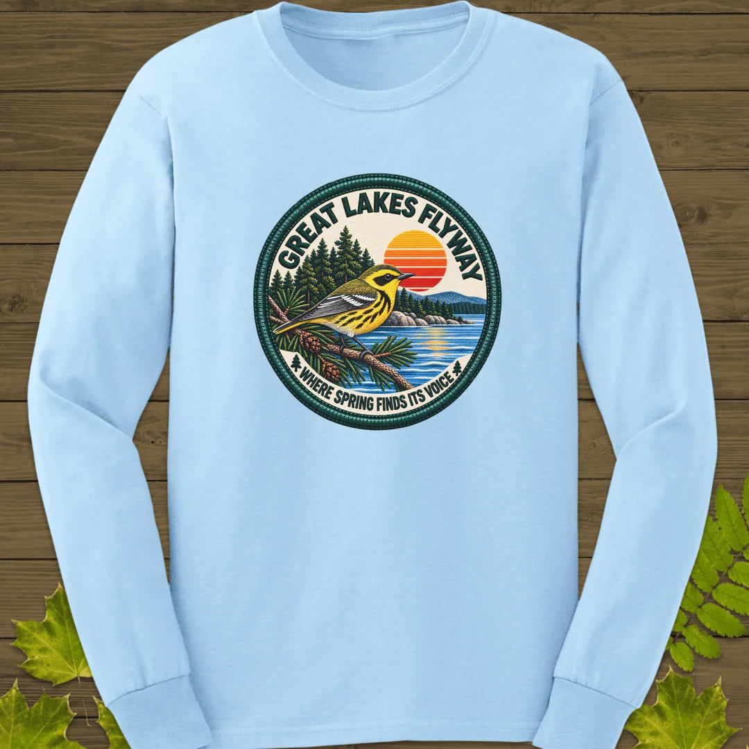 Great Lakes Flyway Long Sleeve in Light Blue