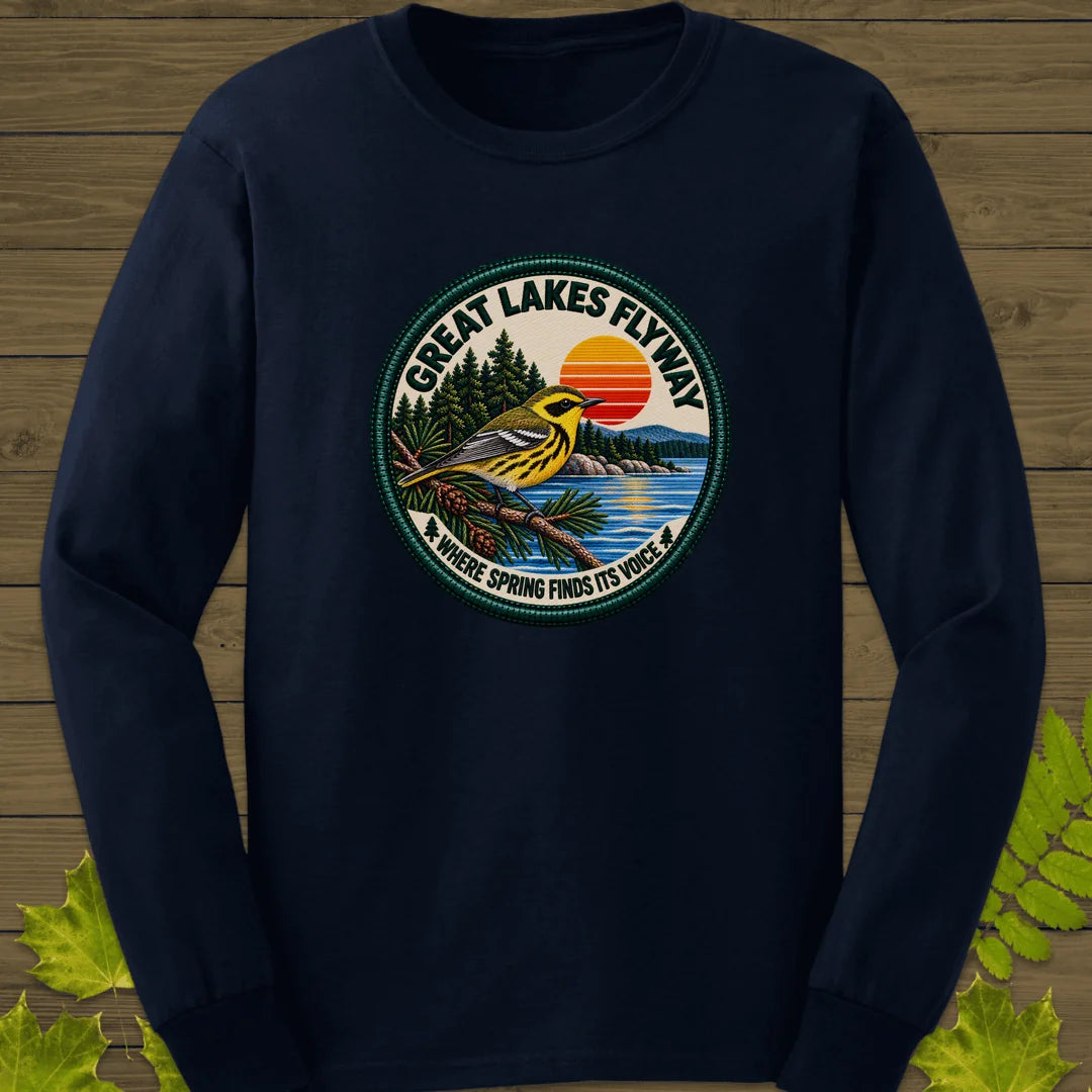 Great Lakes Flyway Long Sleeve in Navy