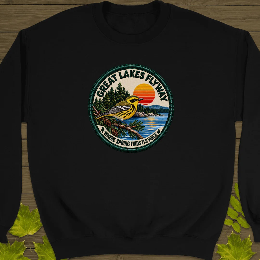 Great Lakes Flyway Sweatshirt in Black