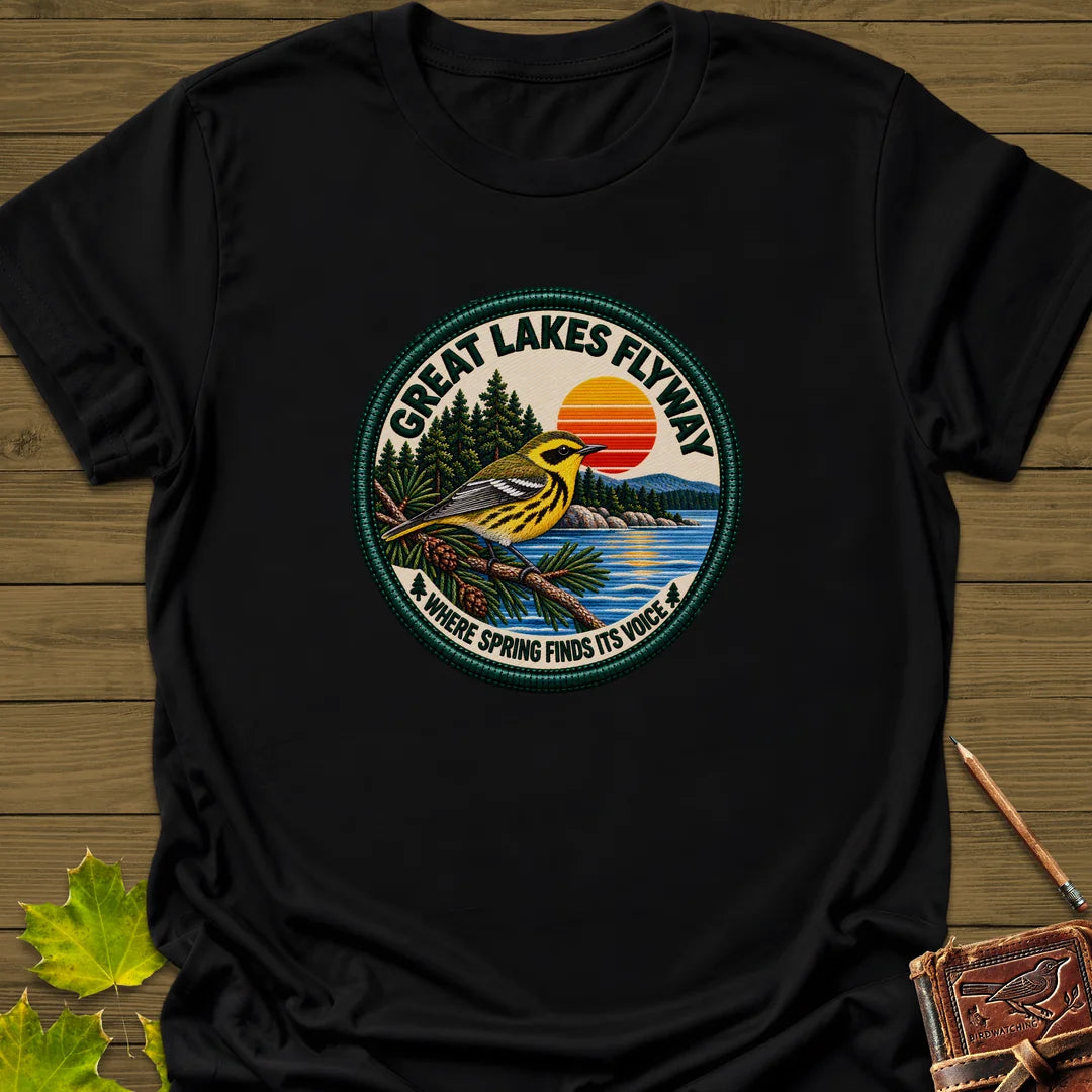 Great Lakes Flyway T-Shirt in Black