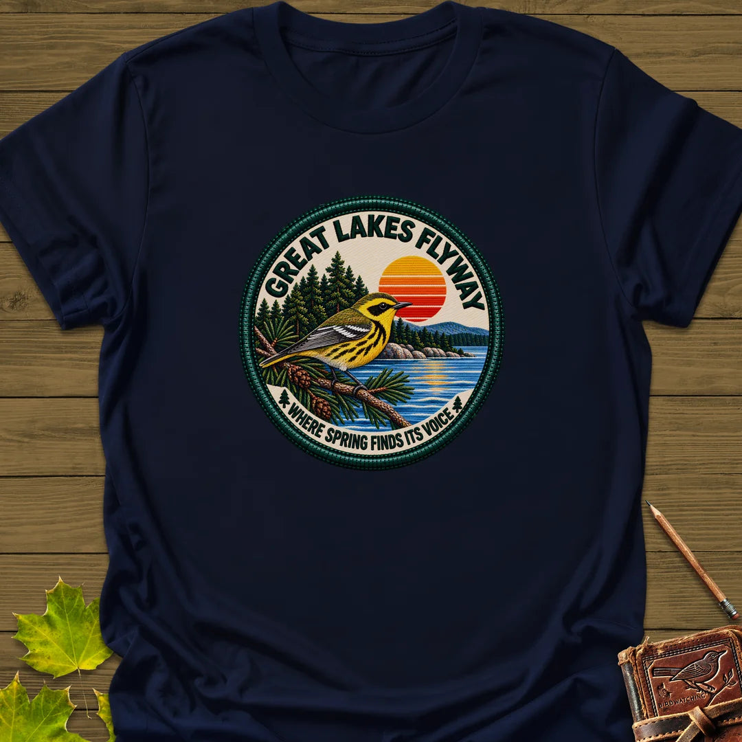Great Lakes Flyway T-Shirt in Navy