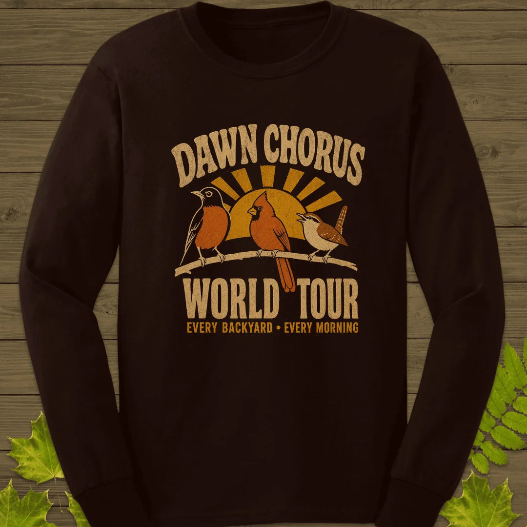 Dawn Chorus Tour Long Sleeve in Dark Chocolate