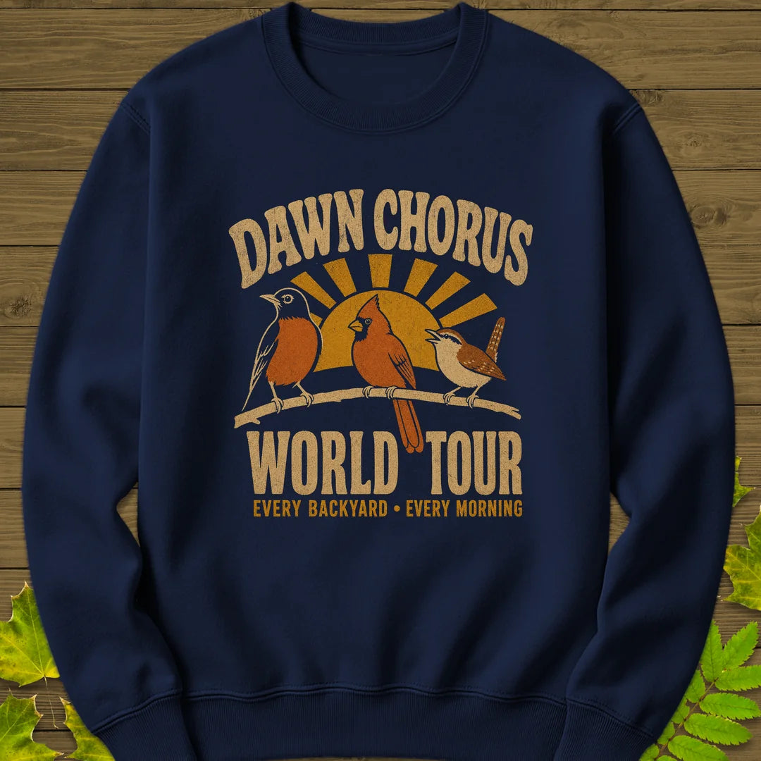 Dawn Chorus Tour Sweatshirt in Navy