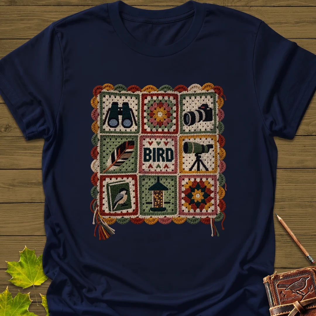 Birder's Sampler T-Shirt in Navy